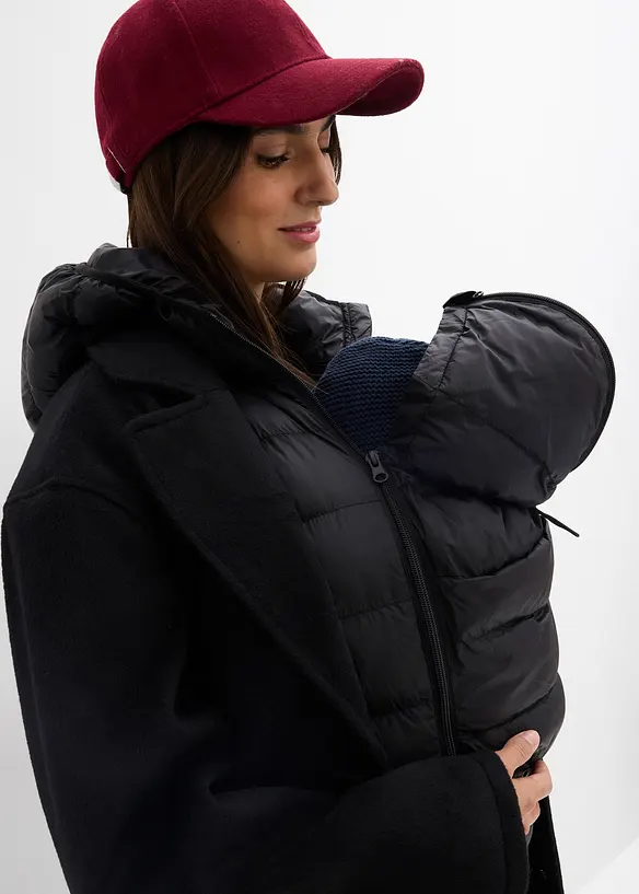 Manteau de grossesse 6-en-1 avec fonction portage et gilet sans manches d&eacute;tachable, bonprix