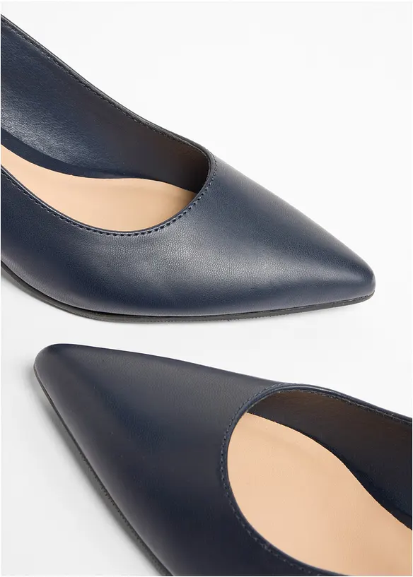 Escarpins slingback &agrave; petit talon fin, bonprix