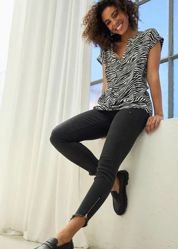 Blouse 100% viscose, bonprix