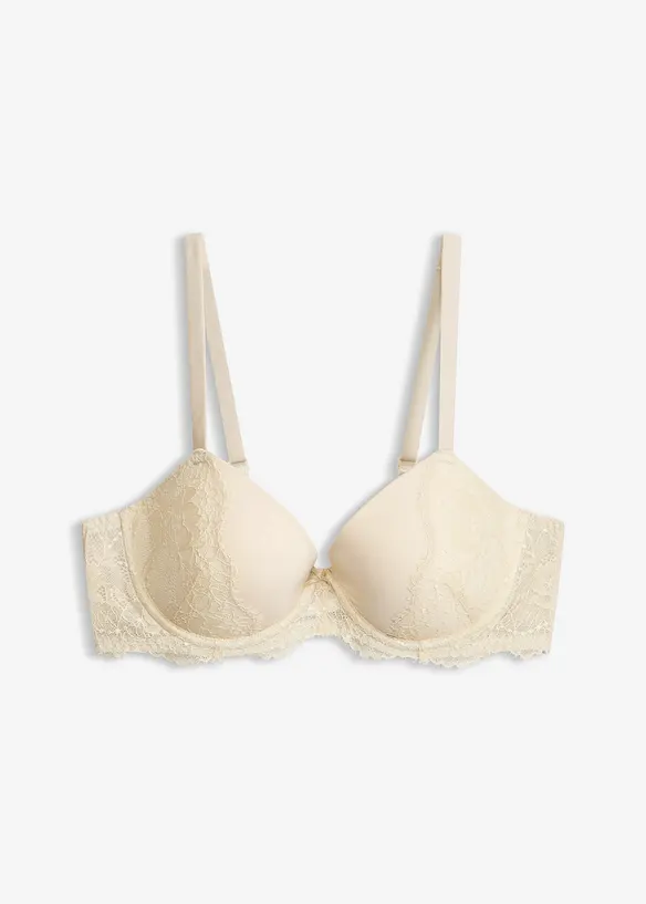 Soutien-gorge &agrave; coques en mati&egrave;re brillante, bonprix