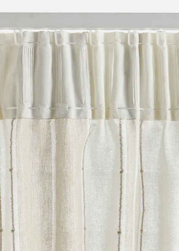 Rideau en coton ray&eacute; (1 pce), bonprix