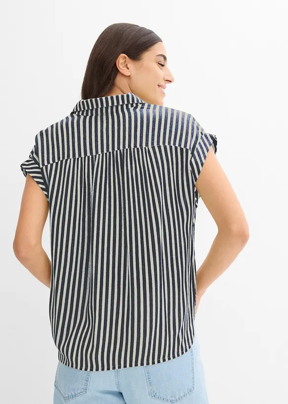 Blouse manches courtes en viscose fluide, bonprix