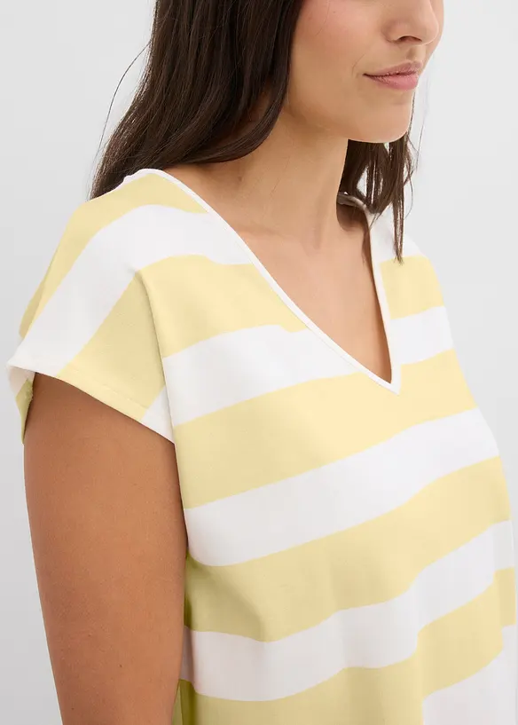 T-shirt ray&eacute; en maille, bonprix