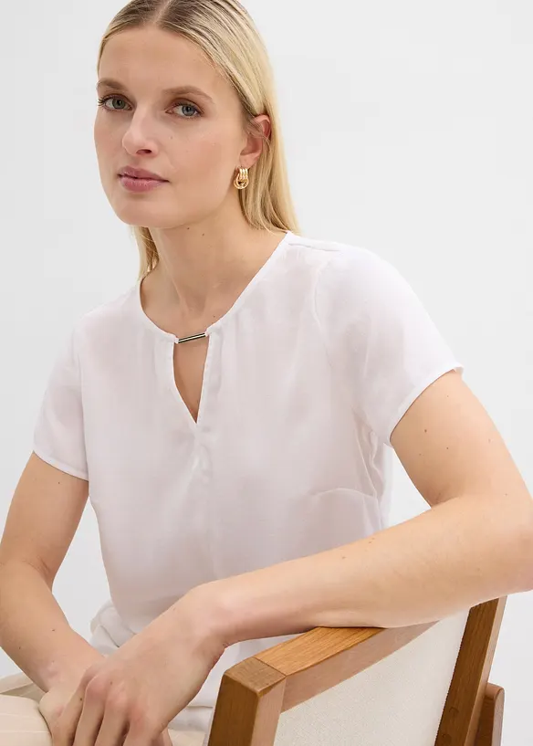 Tunique en satin fin, bonprix