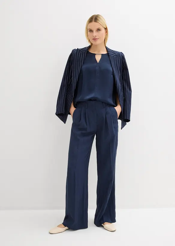 Tunique en satin fin, bonprix