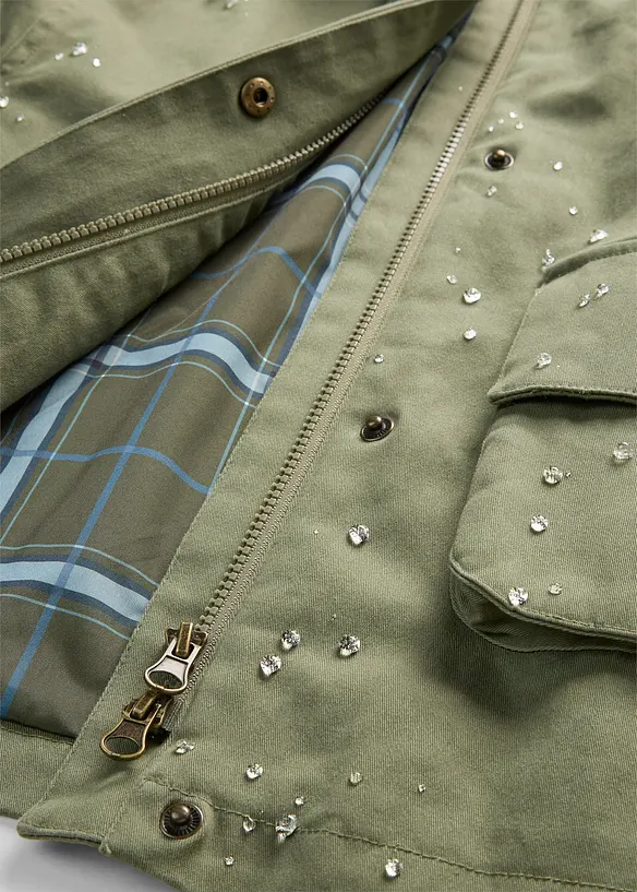 Veste d&eacute;perlante avec doublure &agrave; carreaux, bonprix