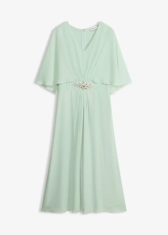 Robe en mousseline avec strass, bonprix