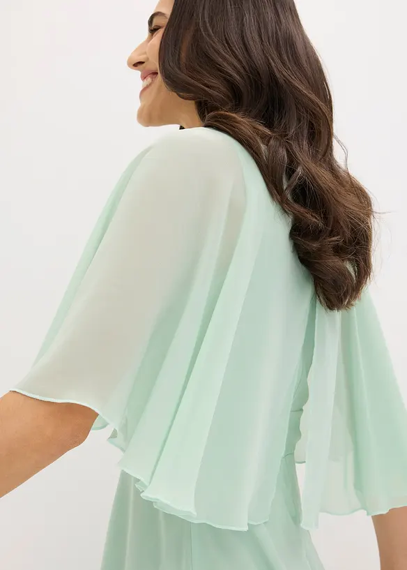 Robe en mousseline avec strass, bonprix