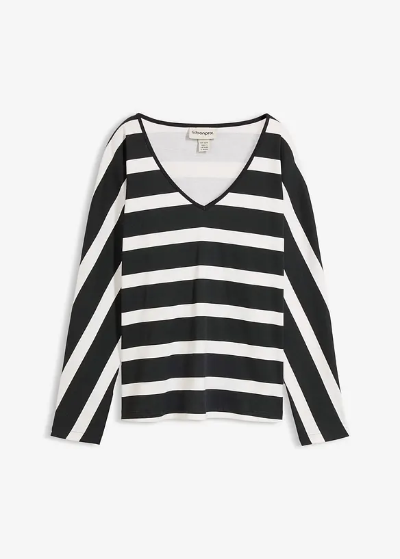 T-shirt manches longues 100% coton, bonprix