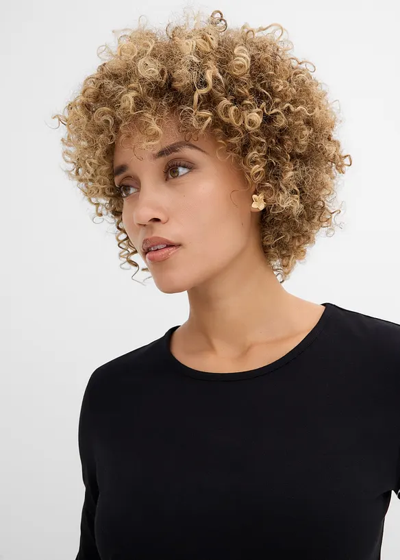 Lot de 2&nbsp;T-shirts manches longues 100% coton, bonprix