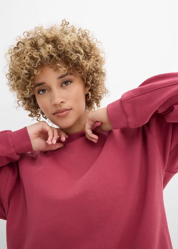 Sweat oversize 100% coton, bonprix