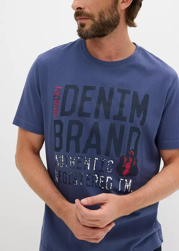 Lot de 2 T-shirts 100% coton, bonprix