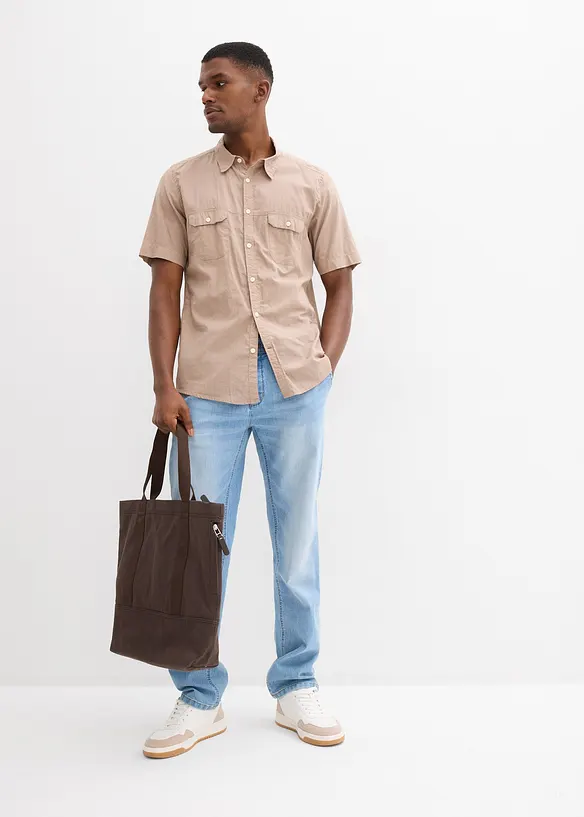 Chemise manches courtes 100% coton, bonprix