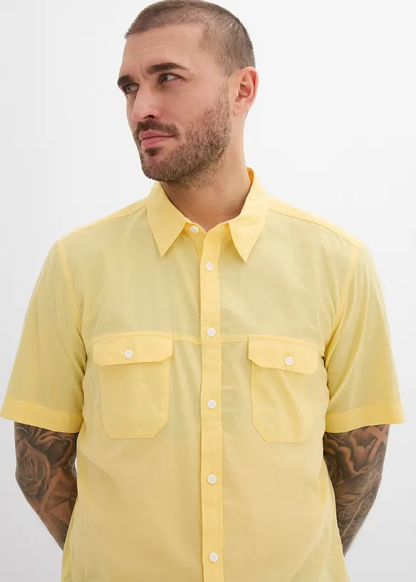 Chemise manches courtes 100% coton, bonprix