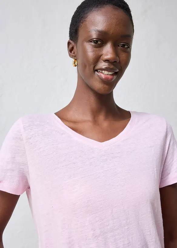 T-shirt 100% lin, bonprix