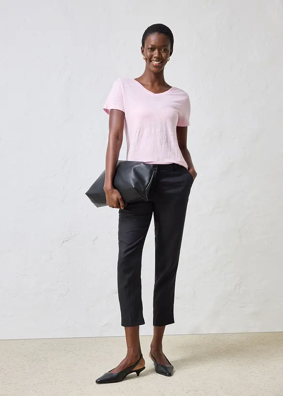 T-shirt 100% lin, bonprix