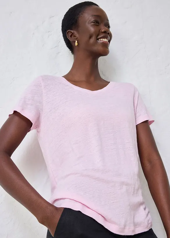 T-shirt 100% lin, bonprix