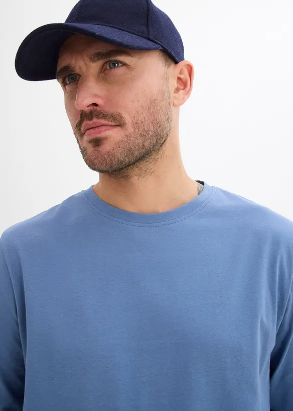 Lot de 2 T-shirts manches longues, bonprix