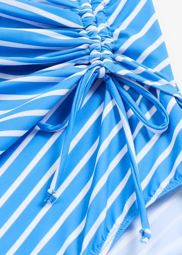 Maillot 1&nbsp;pi&egrave;ce sculptant avec lien &agrave; nouer, maintien l&eacute;ger, bonprix