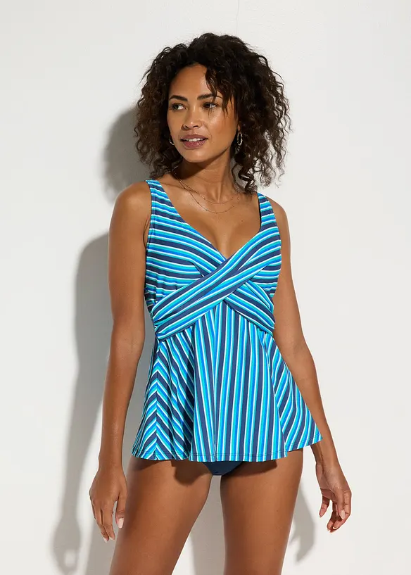 Tankini effet crois&eacute; (ens. 2&nbsp;pces), bonprix