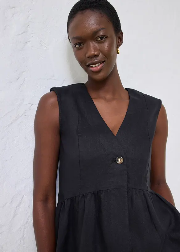 Gilet sans manches 100&nbsp;% lin, bonprix