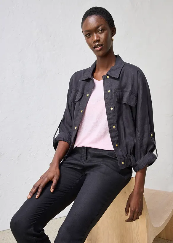 Blouson 100% lin, bonprix