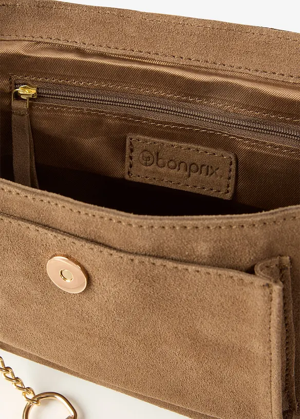 Sac &agrave; bandouli&egrave;re en su&eacute;dine, bonprix