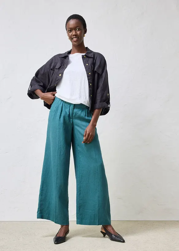 T-shirt 100% lin, bonprix