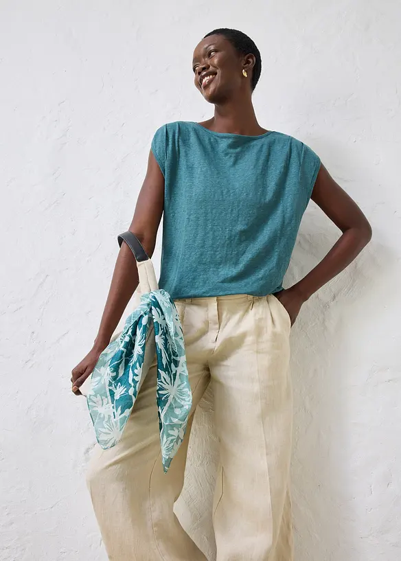 T-shirt 100% lin, bonprix