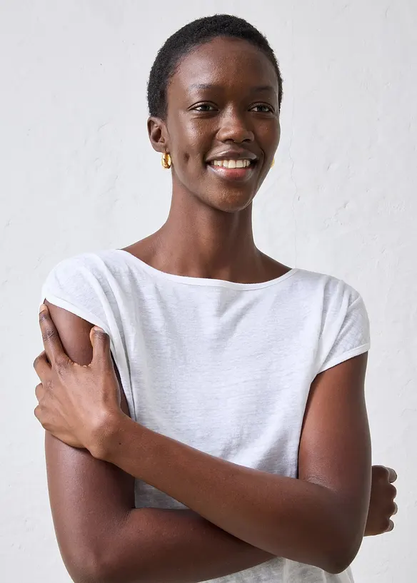 T-shirt 100% lin, bonprix