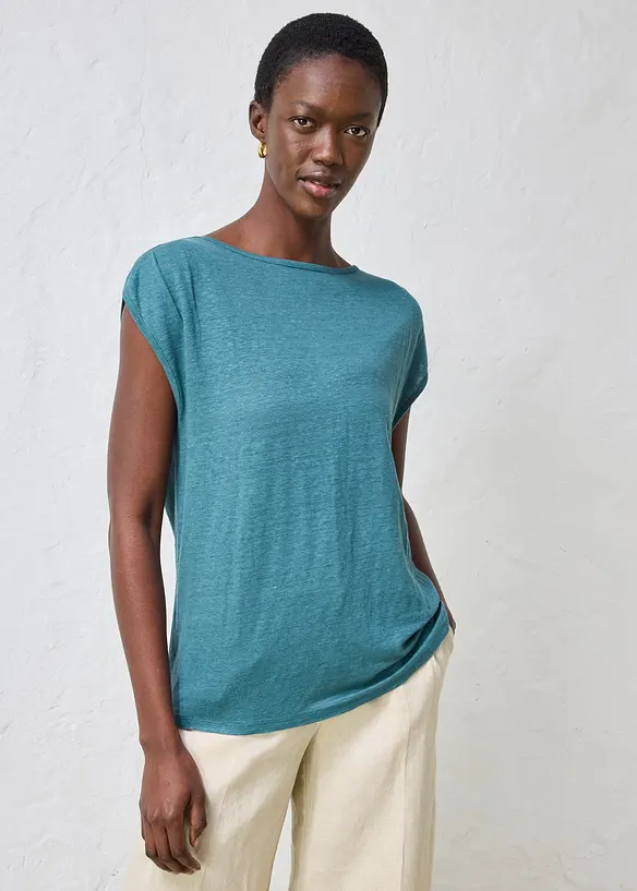 T-shirt 100% lin, bonprix