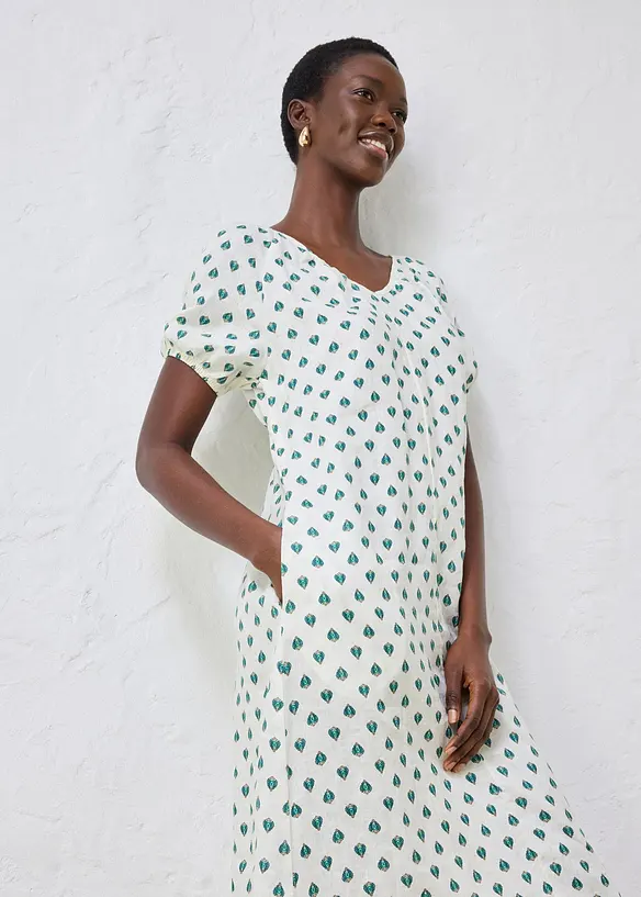 Robe 100% lin, bonprix