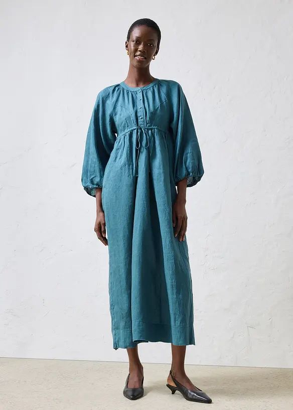 Robe longue 100% lin, bonprix