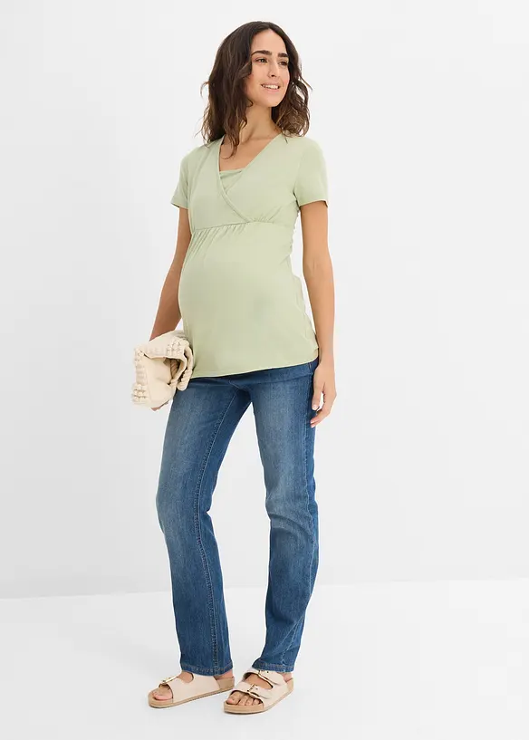 Jean droit pour la grossesse et apr&egrave;s, bonprix