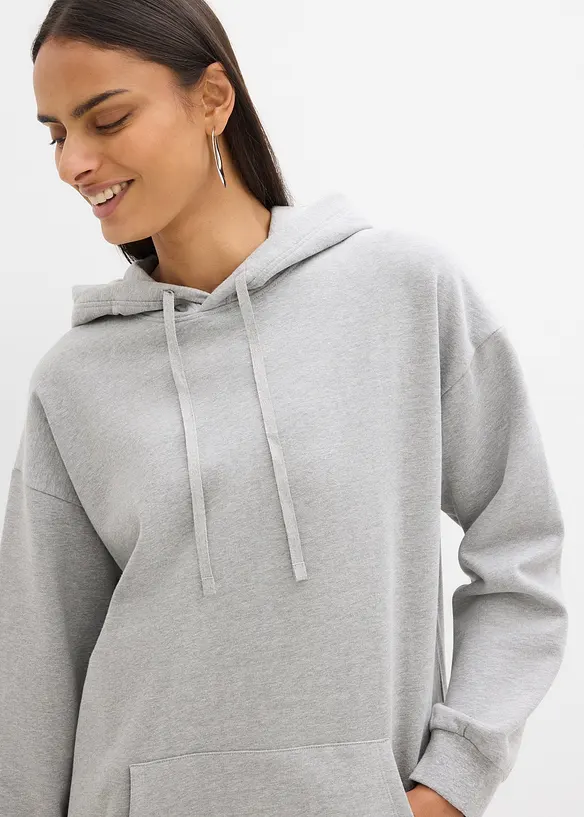 Robe sweat &agrave; base boule, bonprix