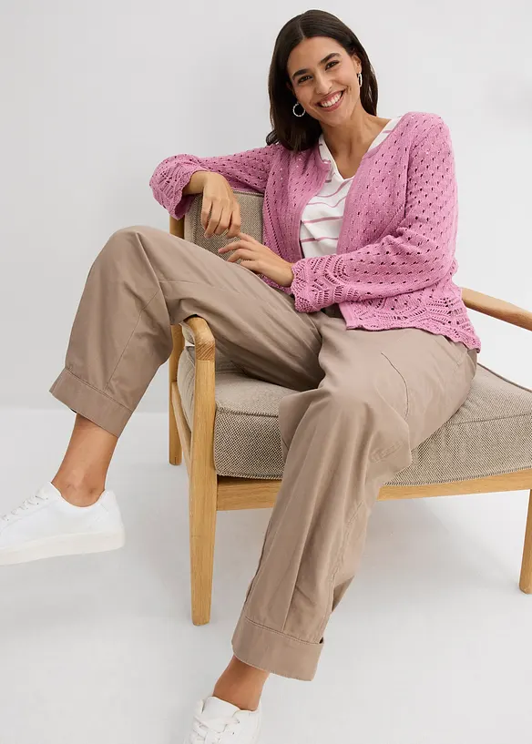 Pantalon cargo raccourci, bonprix