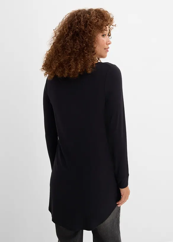 T-shirt viscose long, manches longues, bonprix