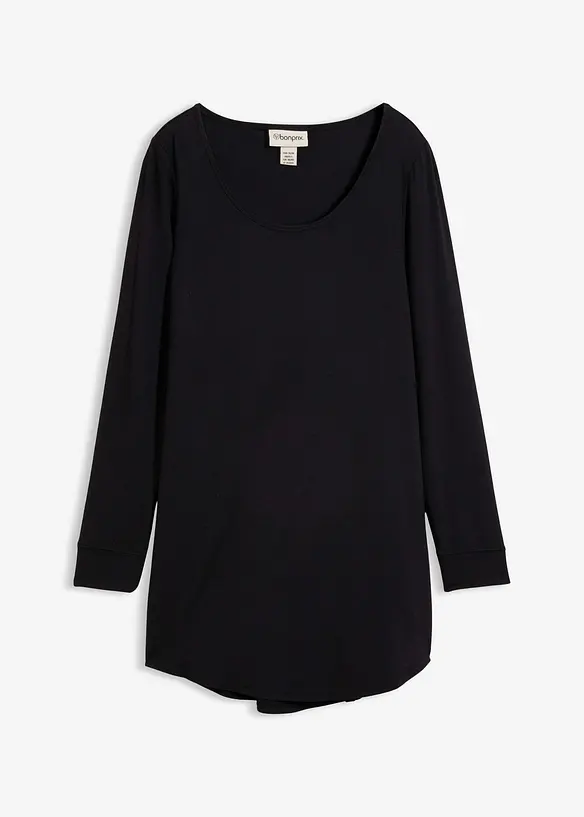 T-shirt viscose long, manches longues, bonprix