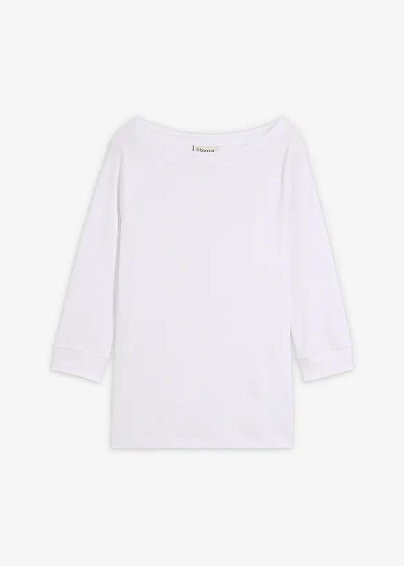 T-shirt manches longues 100% coton, bonprix