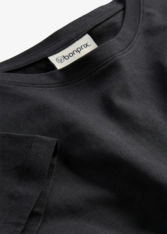 Lot de 2 T-shirts 100% coton, bonprix