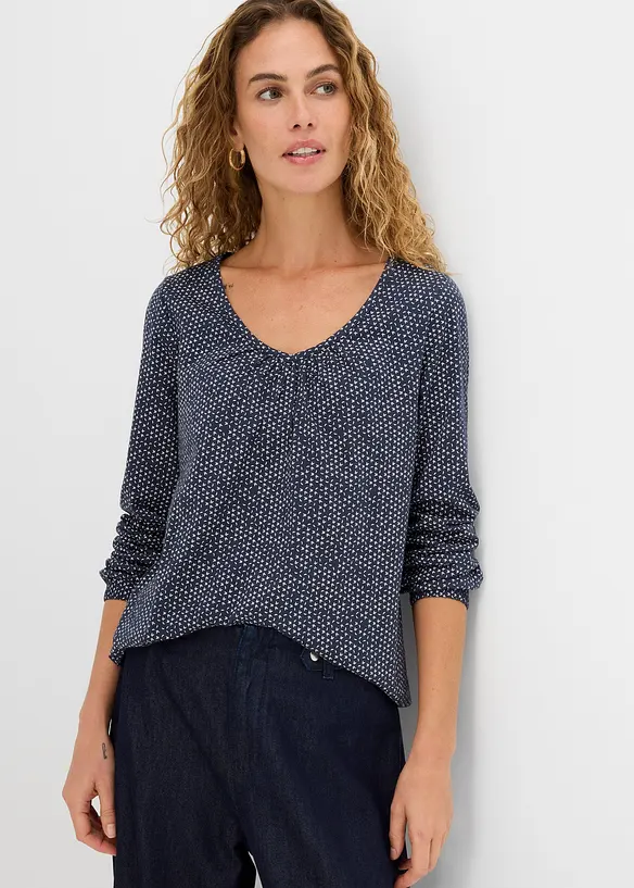 T-shirt manches longues 100% coton, bonprix