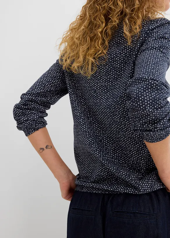 T-shirt manches longues 100% coton, bonprix