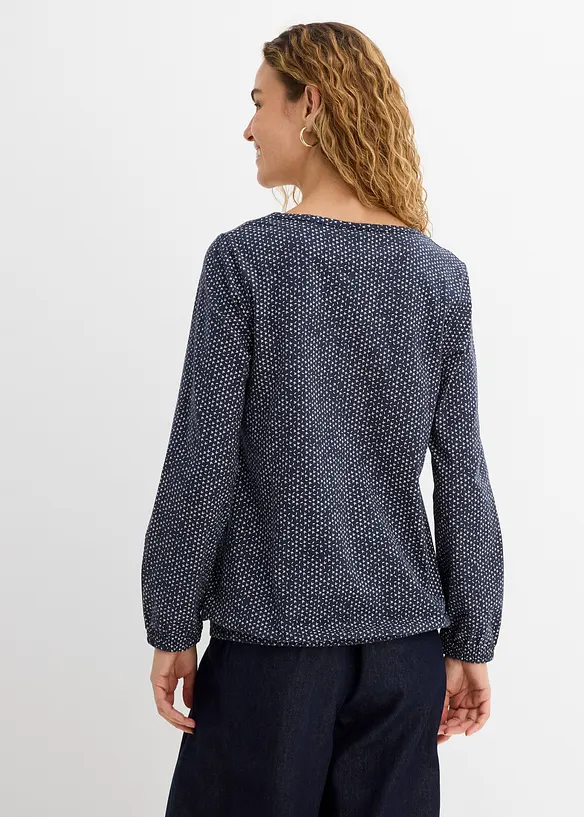 T-shirt manches longues 100% coton, bonprix