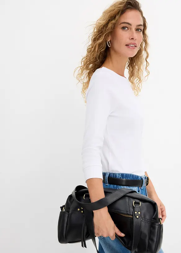 T-shirt manches longues 100% coton, bonprix