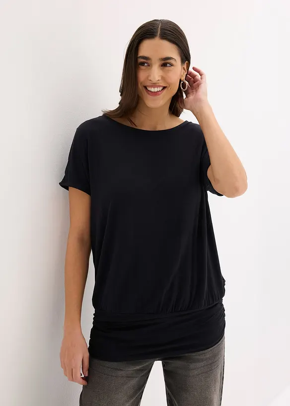 T-shirt doux en viscose extensible, bonprix