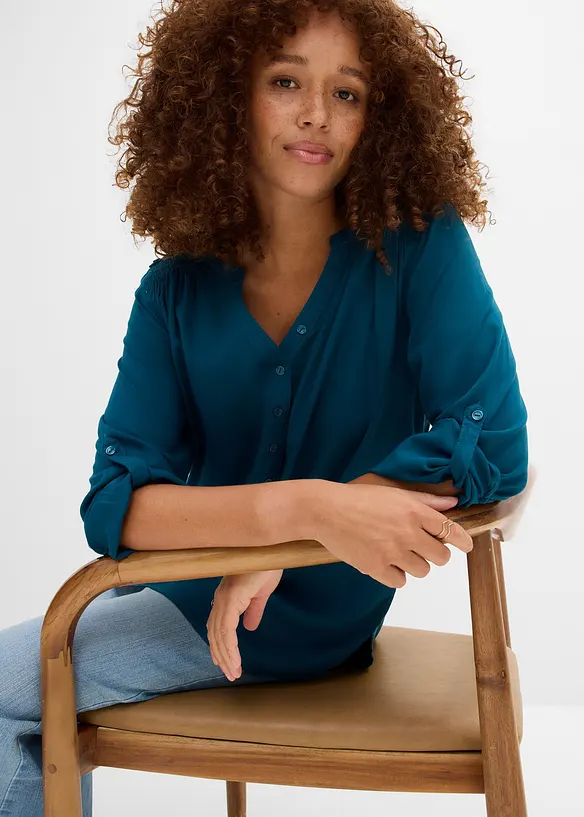 Blouse douce en viscose, bonprix