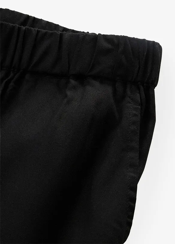 Pantalon en viscose avec taille &eacute;lastiqu&eacute;e, bonprix