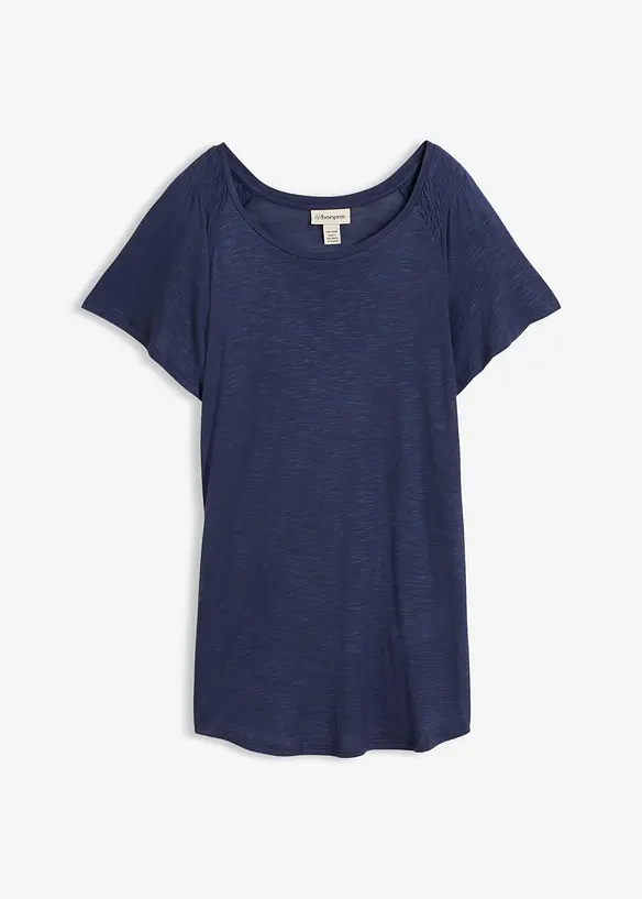 T-shirt fil flamm&eacute; &agrave; manches papillon, bonprix