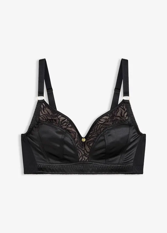 Soutien-gorge bralette sans armatures, avec dentelle, bonprix