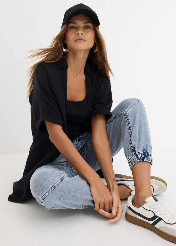 Jegging taille mi-haute, extensible, bonprix